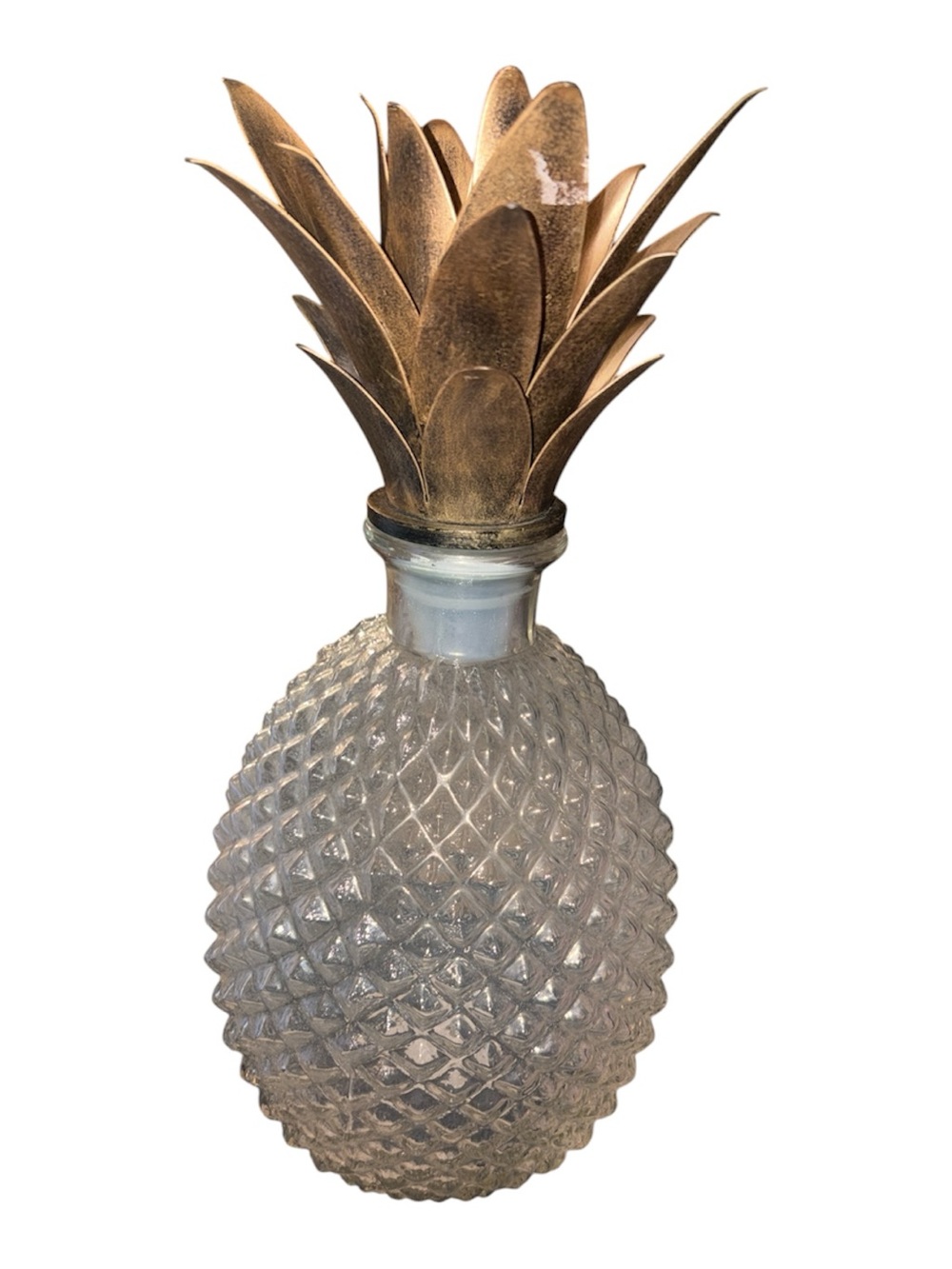 Vintage Pier 1 Imports pineapple decanter